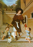 Луизе Зайдлер. Святой Рохус. 1815/1816. Картина сделана по эскизу Гёте, подарена им капелле св.Рохуса в Бингене.