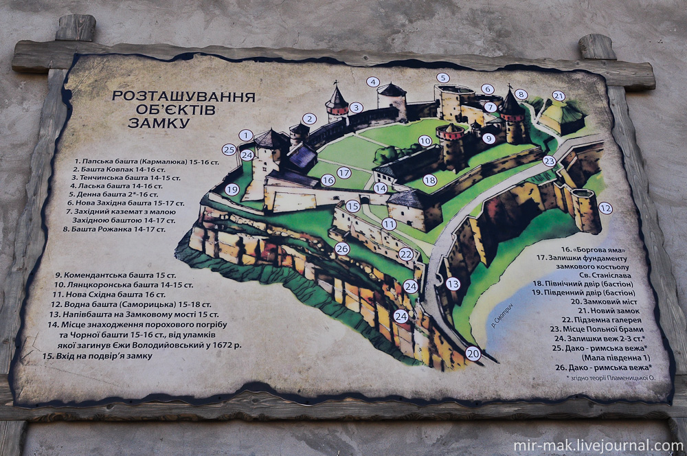 Карта города каменец подольский