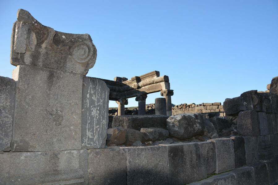 Базальтовая реликвия Коразима Коразим, Израиль