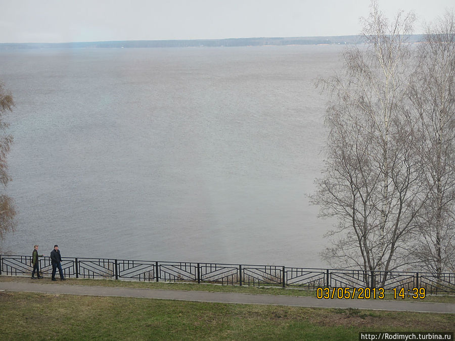 Вид из окон Дома культуры на Горе-море Чкаловск, Россия