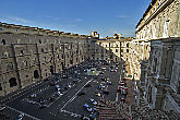 il cortile del Belvedere