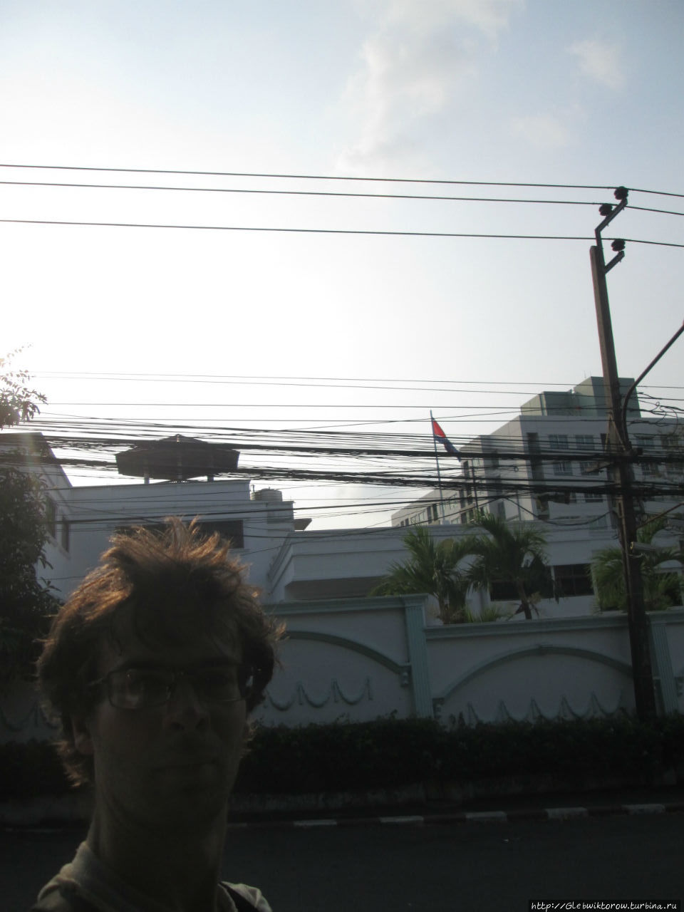 Прогулка в посольство КНДР Бангкок, Таиланд