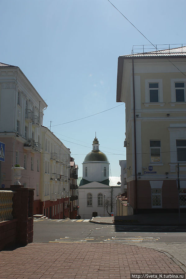 Вид в один из переулочков Полоцк, Беларусь