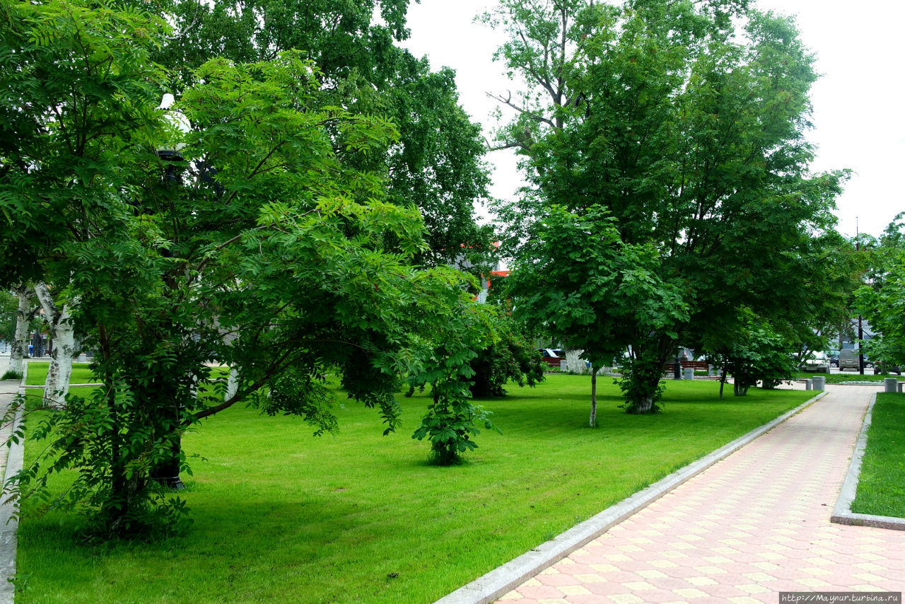 Сахалин  и  А. П.  Чехов... Южно-Сахалинск, Россия