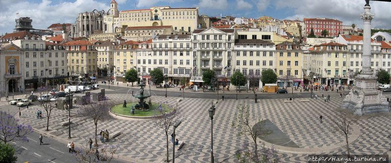 Площадь Россио. Из интернета Лиссабон, Португалия