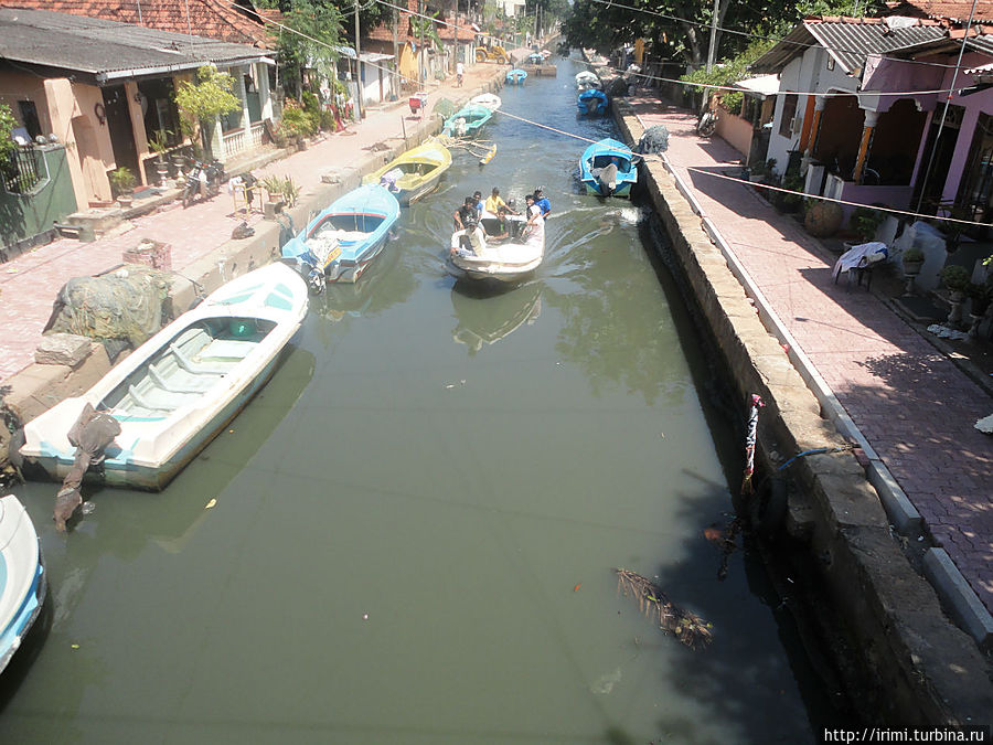 Голландское наследство Негомбо- каналы.