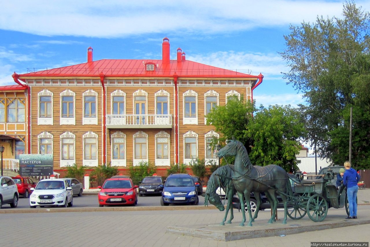 Дом купца Неудачина, где сейчас расположен музей традиционных ремёсел. Тобольск, Россия