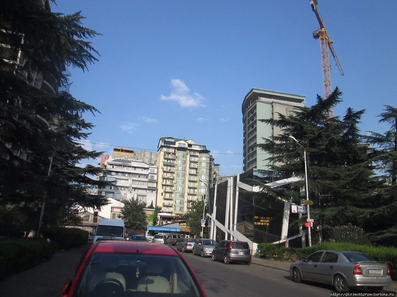 Прогулка от площади героев до Технического университета Тбилиси, Грузия