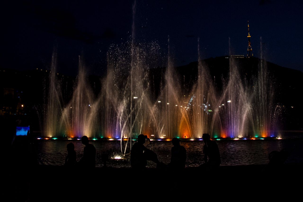 фонтаны парка Рике Тбилиси, Грузия