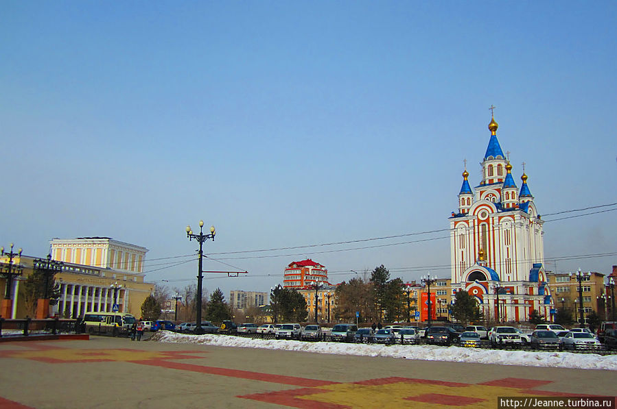 Комсомольская площадь Хабаровск, Россия