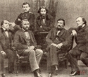 Первый во втором ряду -Лев Толстой (Из Интернета)