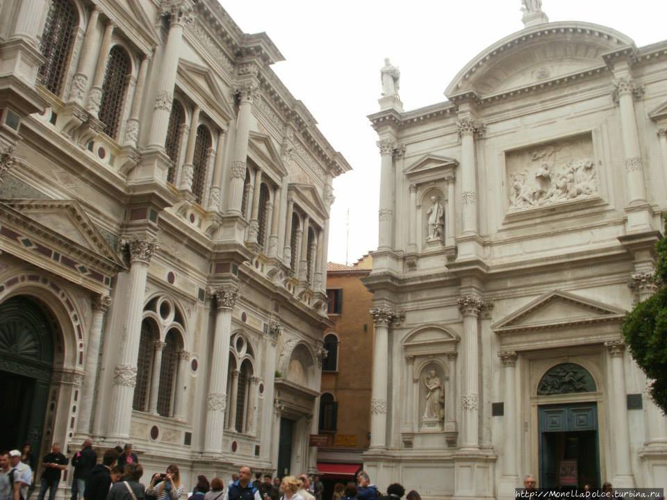 Venezia:Пешеходный маршрут:Santa Croce-San Polo-San Marco Венеция, Италия