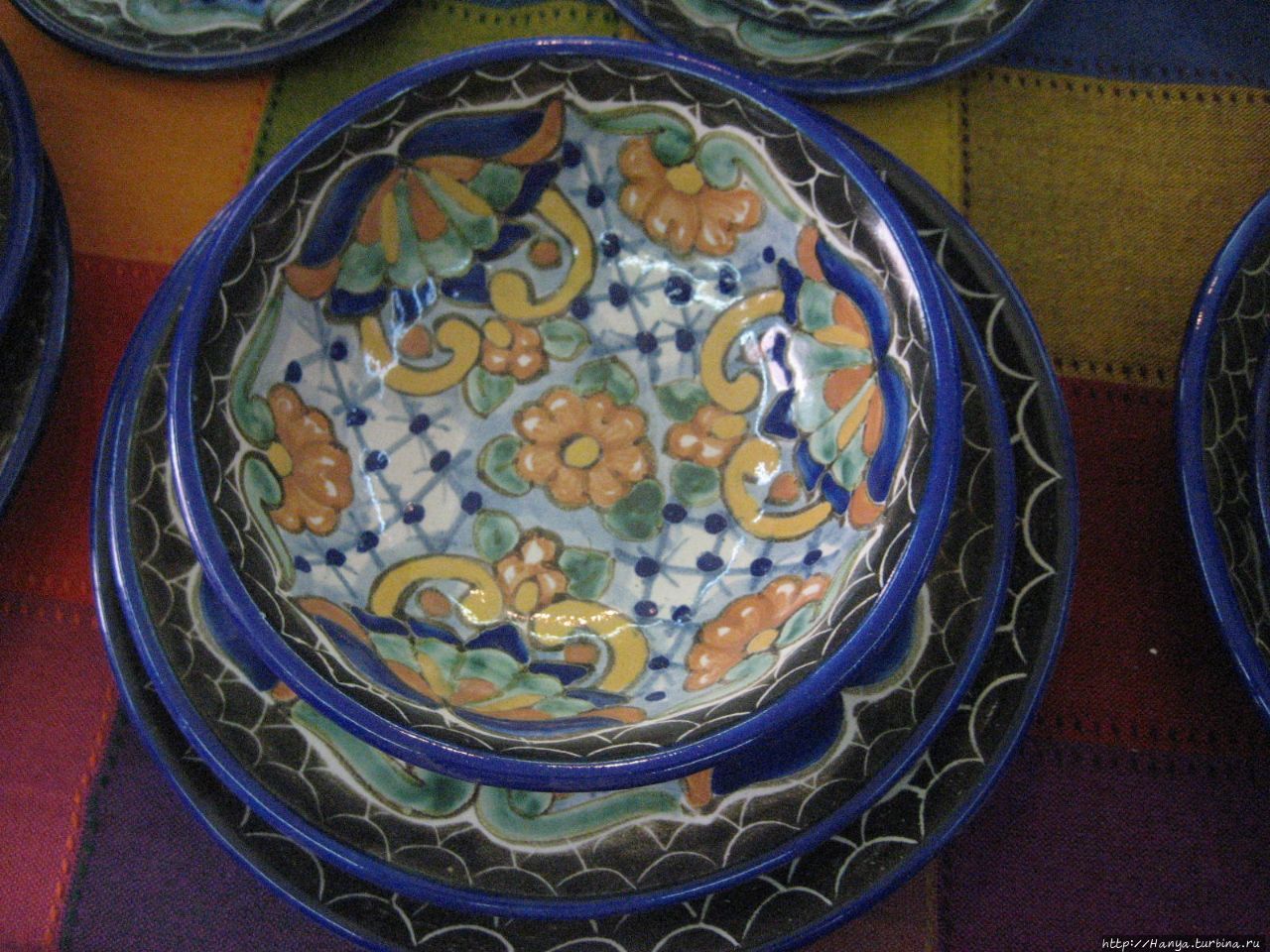 Мексиканская керамика из Пуэблы Пуэбла, Мексика
