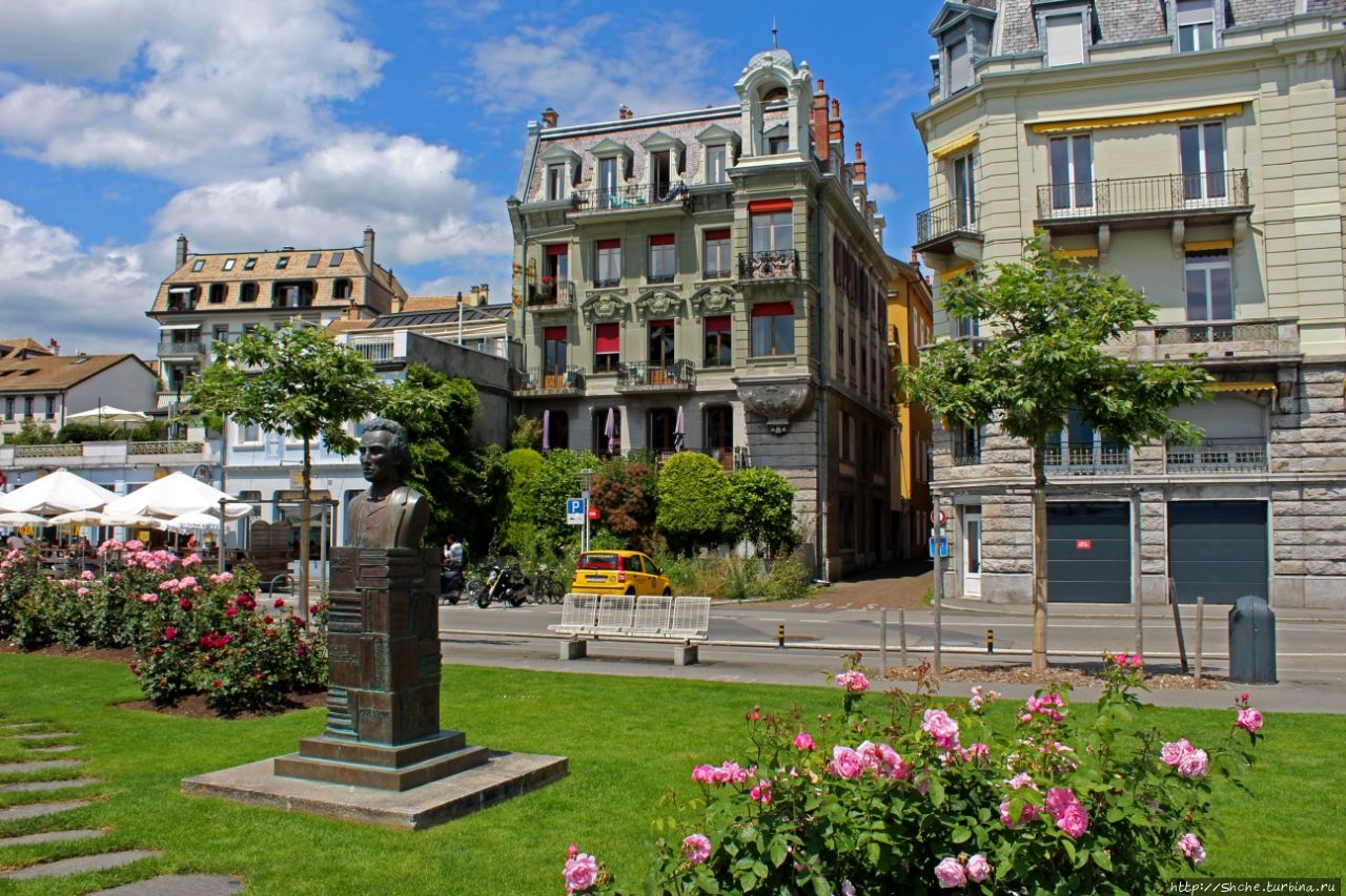 Набережная Пердоне Веве, Швейцария