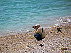 коллега, фотографирует остров
