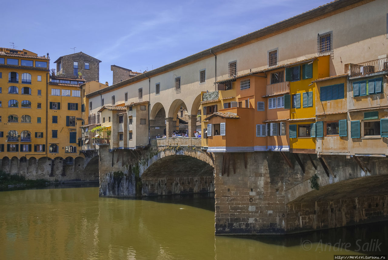 Золотой мост во Флоренции Флоренция, Италия