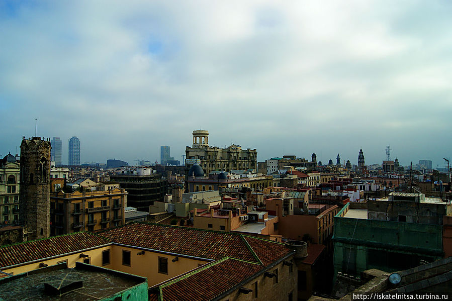Вид с Catedral de Barcelona