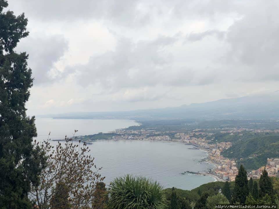 Пешеходный маршрут в Taormina Таормина, Италия