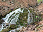 Веерный водопад, выше охотничьего номера