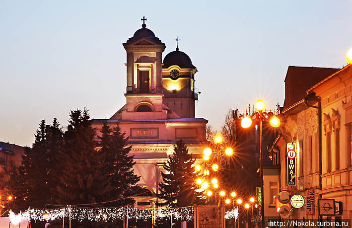 Лютеранская церковь Св. Троицы на площади Св. Эгидия Попрад, Словакия