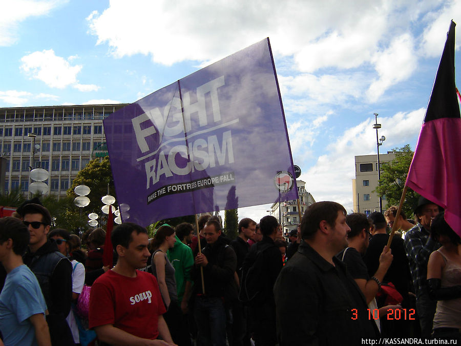 Незапланированное участие в митинге Мюнхен, Германия