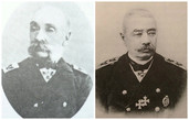 Адмиралы И.О.Дефабр и И.М.Диков