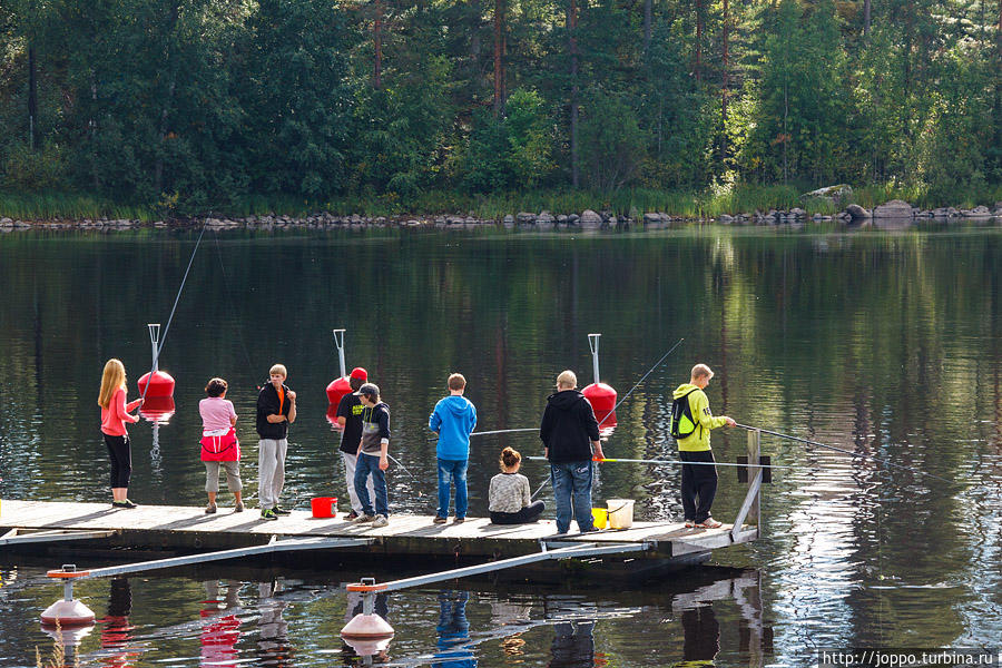 Осенняя рыбалка в Мянття-Вилппула Мянття, Финляндия
