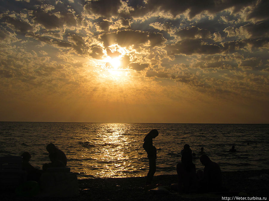 Последний вечер на море... Гагра, Абхазия