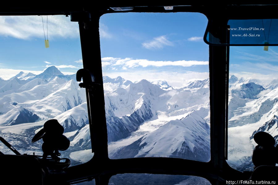 Вертолетная экскурсия к ледникам  Кыргызстана Киргизия