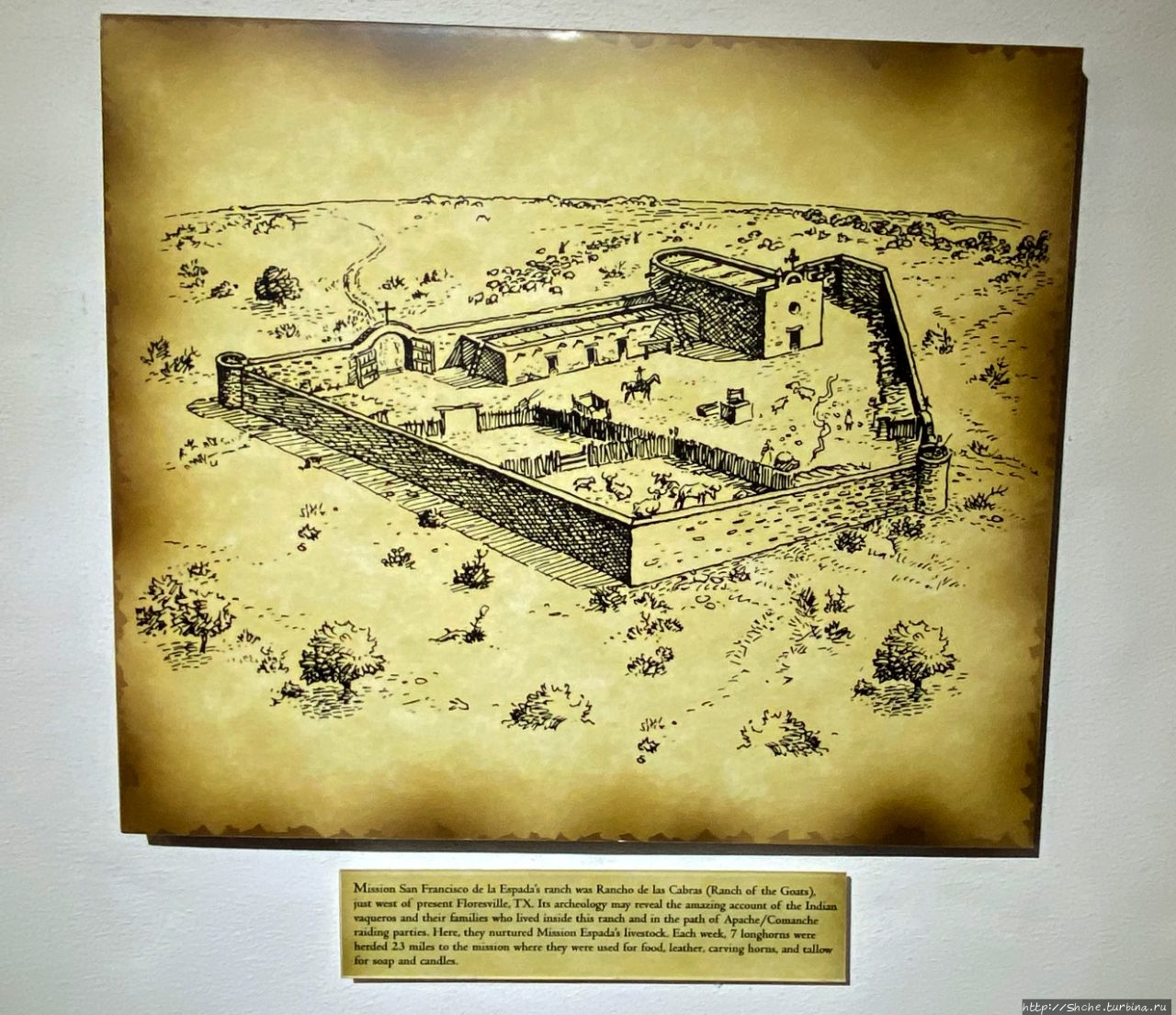 Миссии Сан-Антонио (ЮНЕСКО 1466). Первая - Mission Espada
