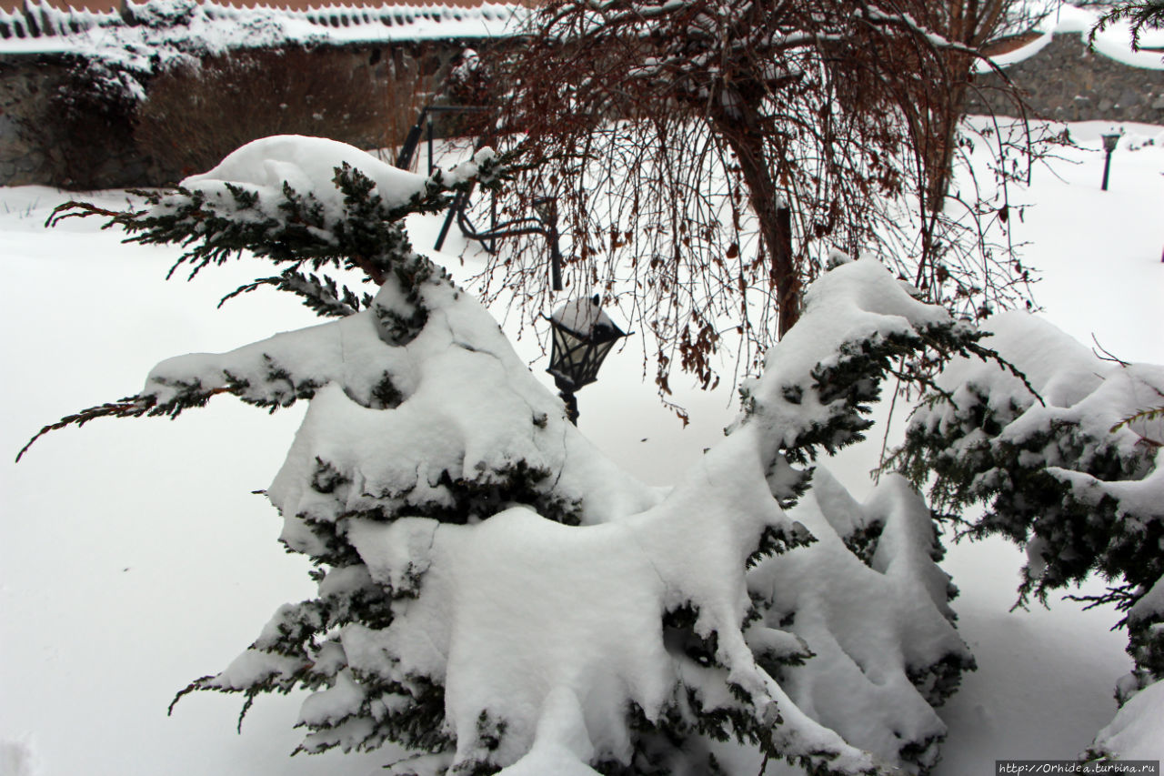 Намело сугробы белые Харьковская область, Украина