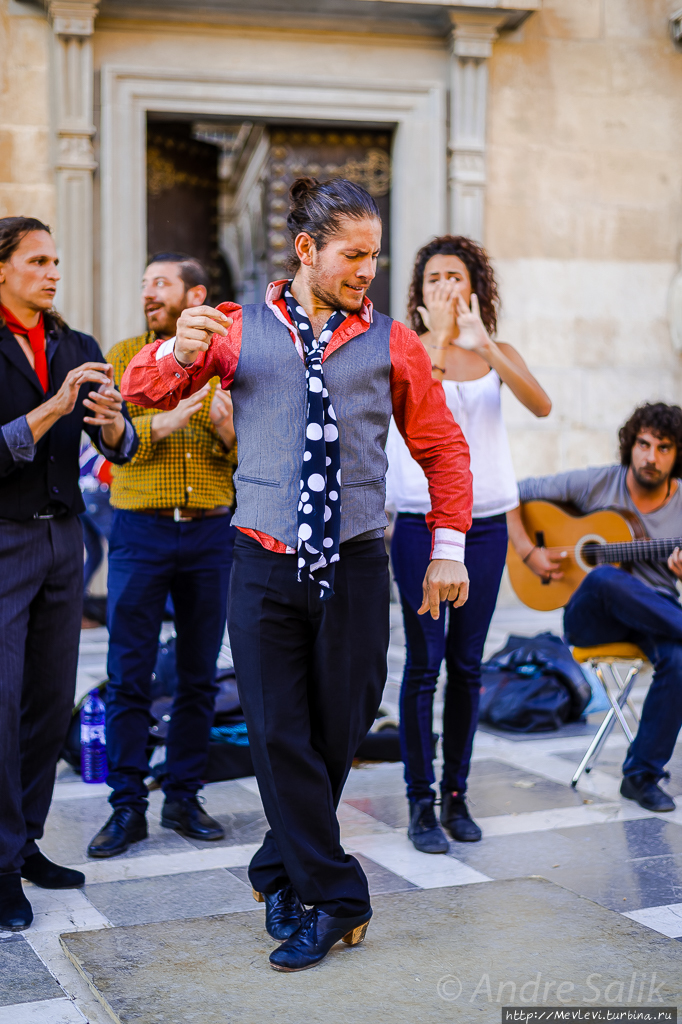 Уличное фламенко Гранада, Испания
