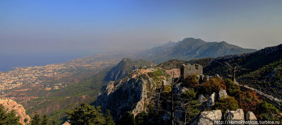 Святой Илларион на турецких склонах Святого Иллариона замок, Турецкая Республика Северного Кипра