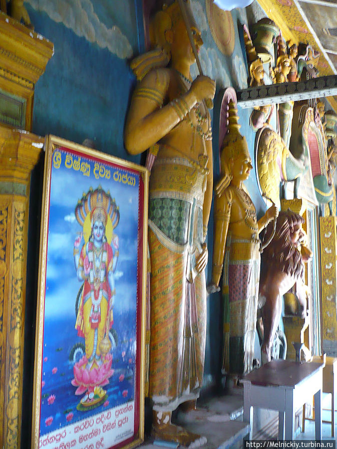 Прогулка по храму на холме Бентота, Шри-Ланка