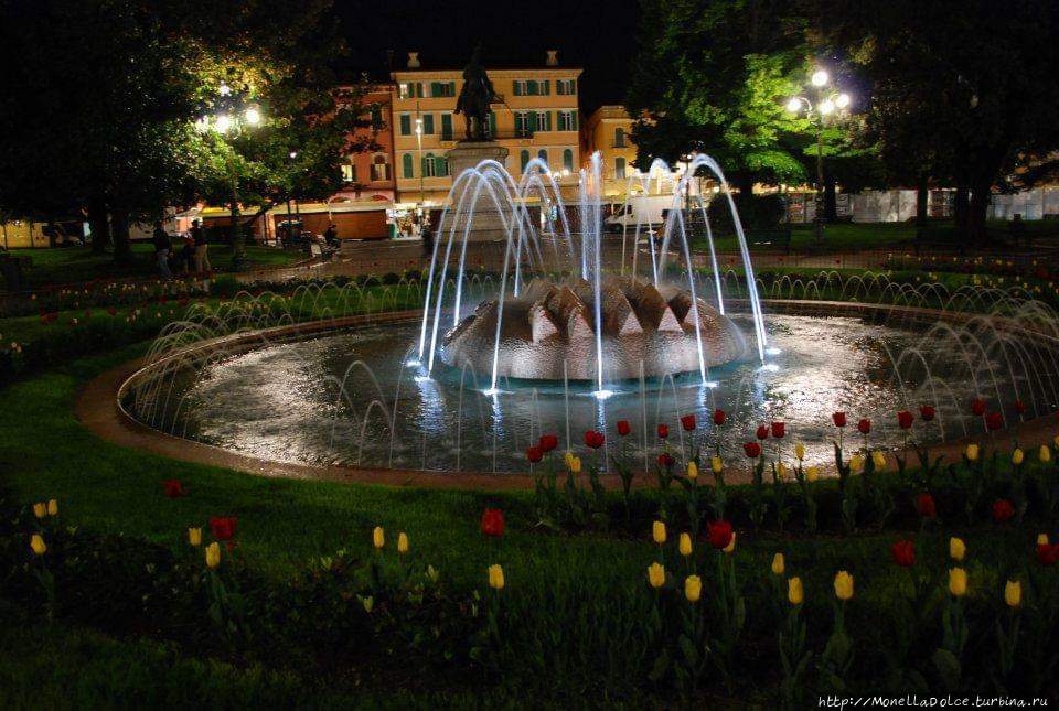 Маршрут ponte Scaligero -porta Borsari (Verona) Верона, Италия