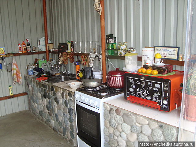 Место для приготовления пищи.