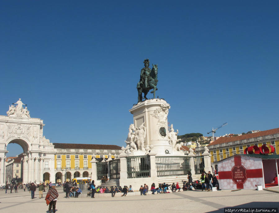 Площадь Комммерции Лиссабон, Португалия