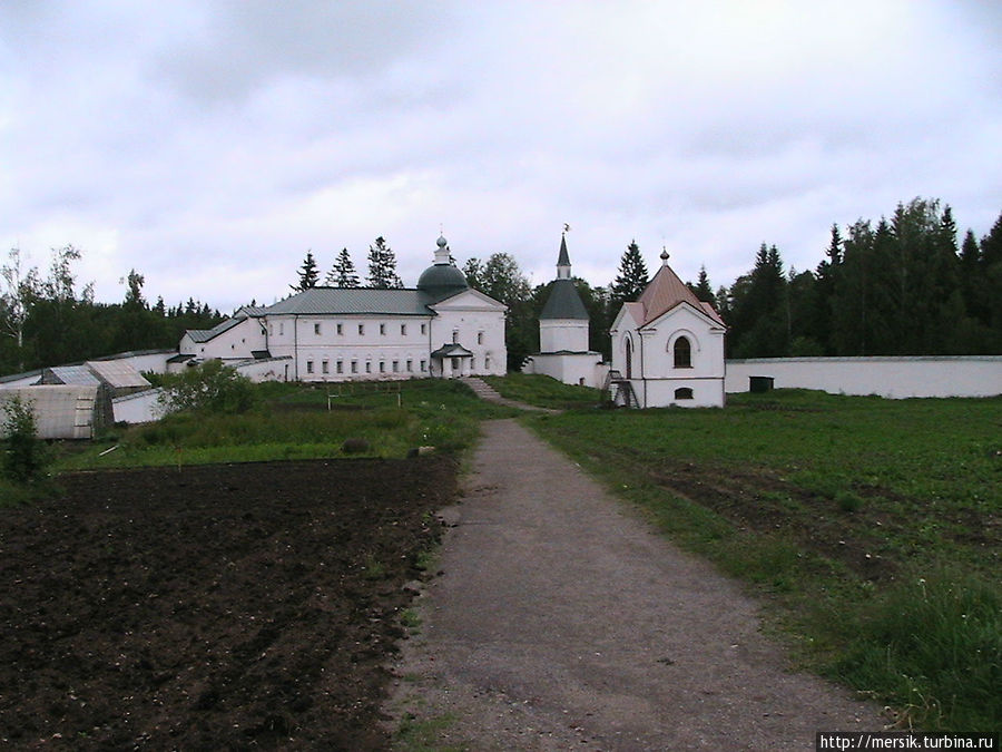 Валдайское озеро. Иверский монастырь Валдай, Россия