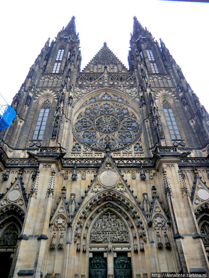 Собор Святого Вита — фантастическое сооружение... Прага, Чехия
