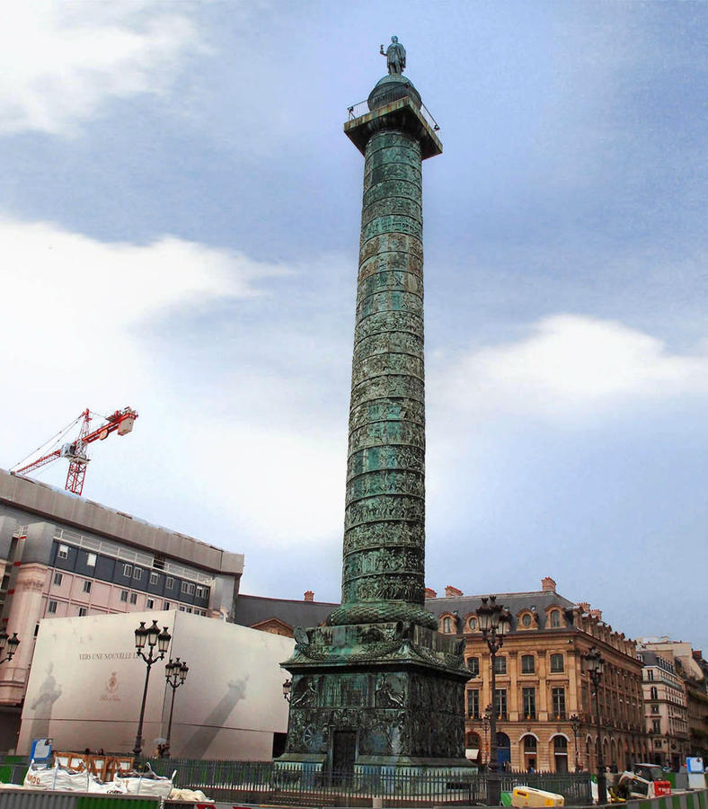Вандомская колонна Париж, Франция
