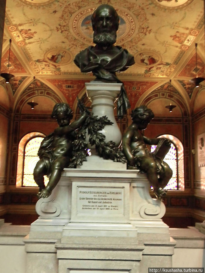 памятник Рудольфу Айтельбергеру в музее Вена, Австрия