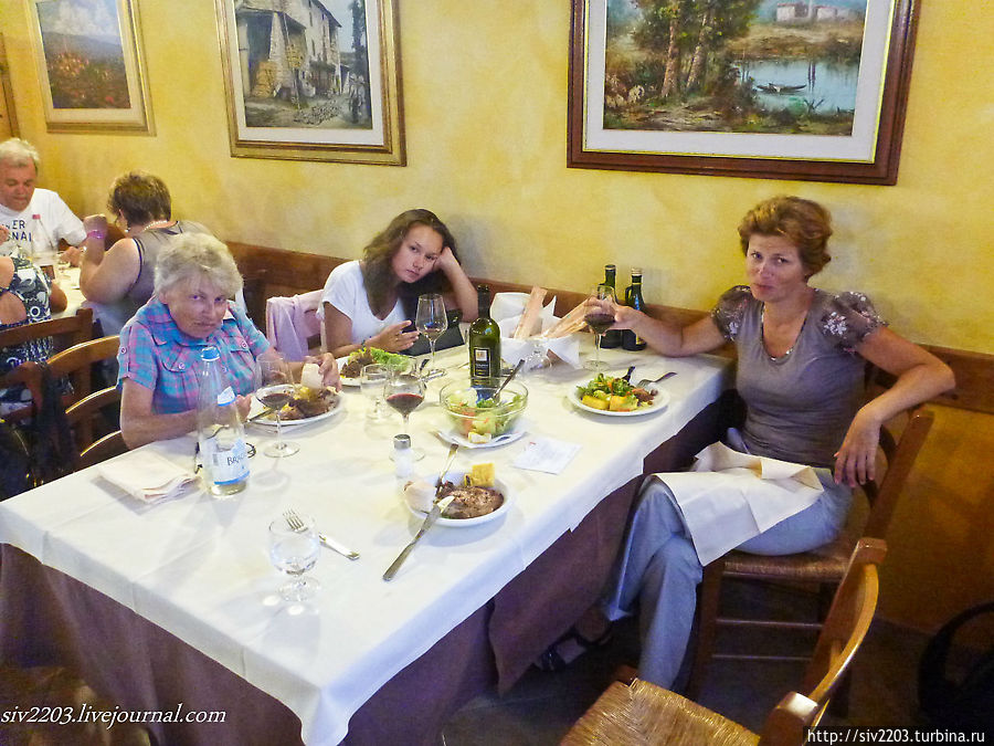Уютный ужин в Итальянском Агротуризмо Верона, Италия