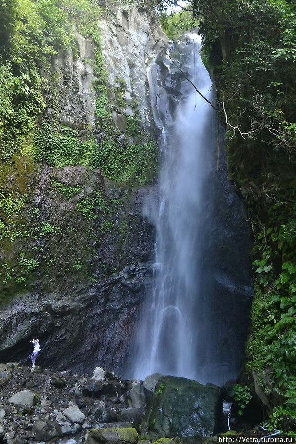 сам водопад! Индонезия