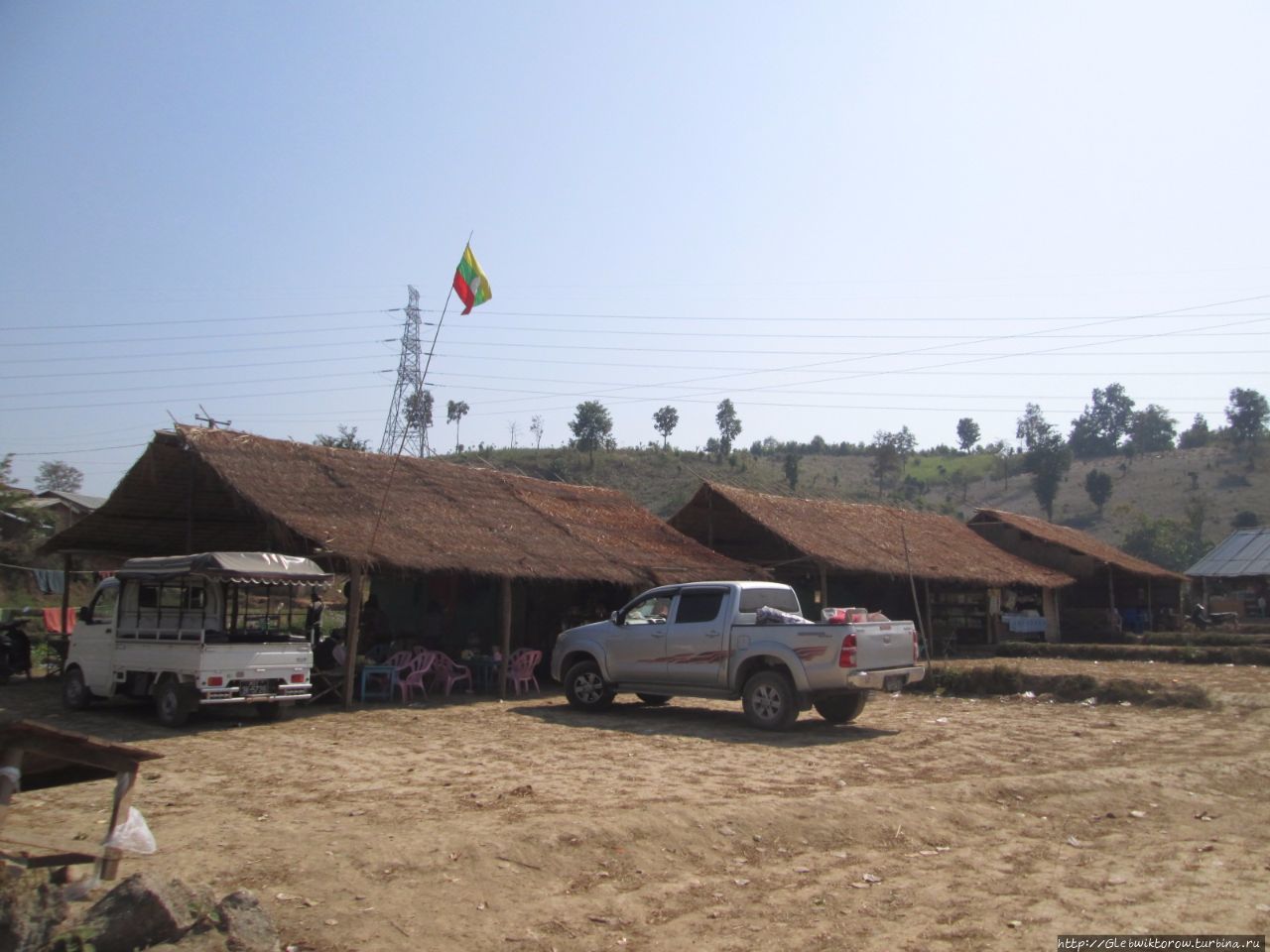 Поездка к горячим источникам Сипо, Мьянма
