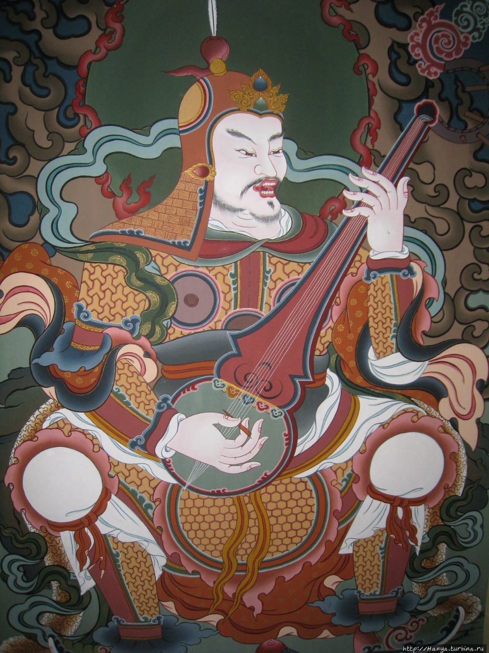 Один из 4-х Небесных Царей, охраняющих 4 стороны света Паро, Бутан