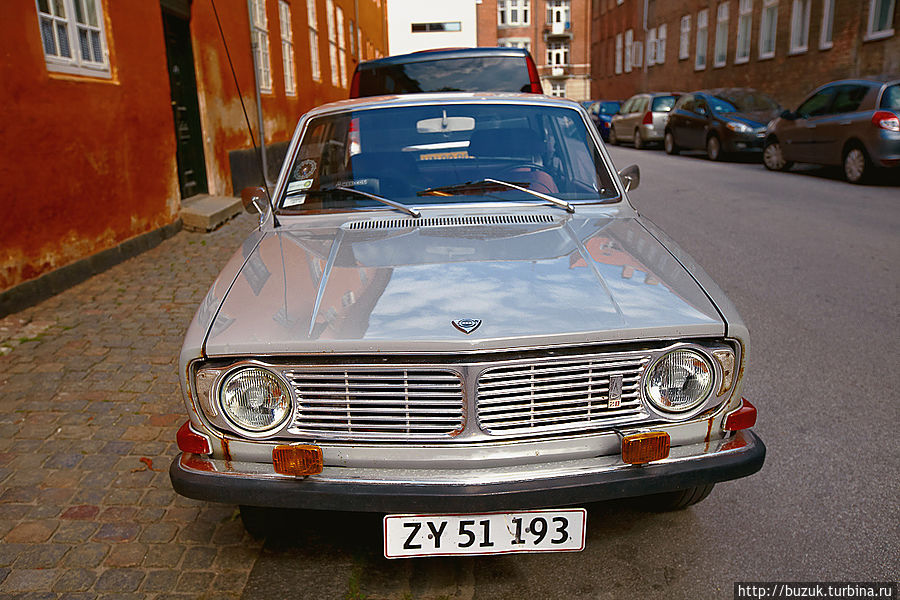 Старые автомобили Копенгагена Копенгаген, Дания