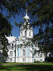 Башня-церковь Смольного монастыря