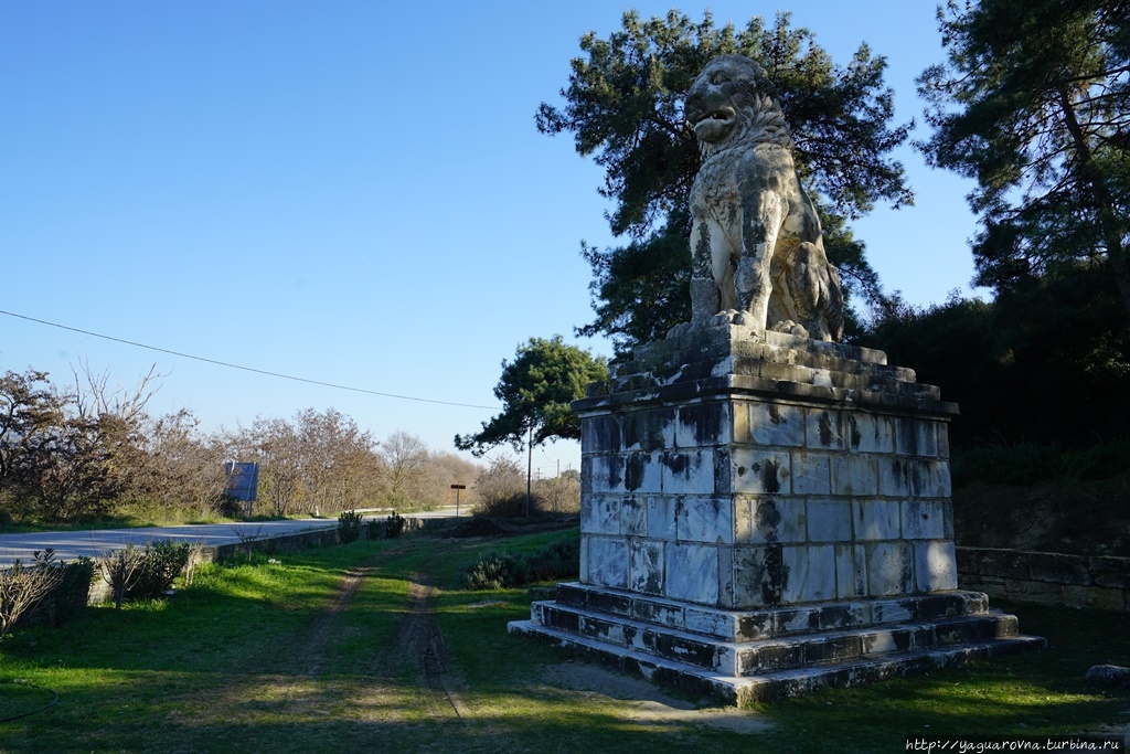 Монумент Амфипольский лев Амфиполис, Греция