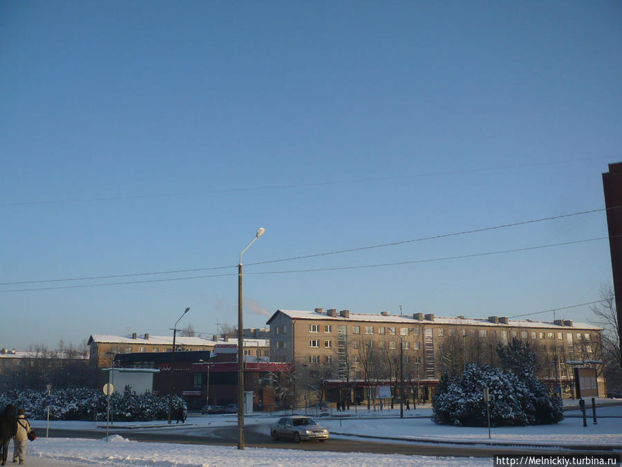 Прогулка по Нарве в зимний солнечный день Нарва, Эстония