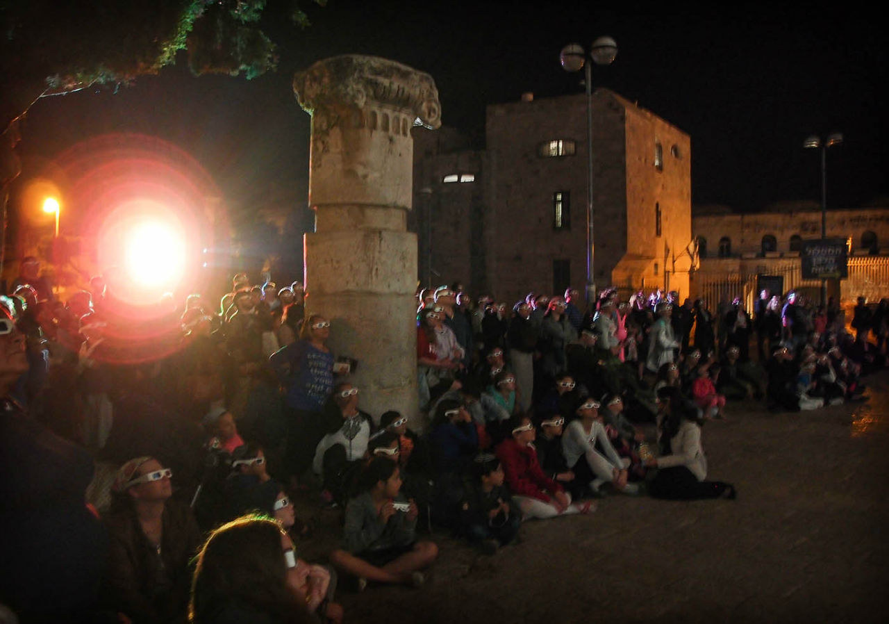 Снова расцветился город ночной Иерусалим, Израиль